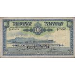 Volskas Bank, Southwest Africa, 10 Shillings, 4 June 1952, serial number K/2 55505, an attra...