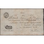 An Advertising notes for Richards, 'Perfumer, Hair Desser, and Ornimental Hair Manufacturer,...