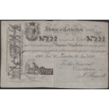 House of Correction, 'Anti-Flogging Note', 30 January 1819, serial number 222, signed by I....