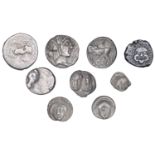 Greek Coinages, THRACE, Apollonia Pontica, Drachm, 480-450, anchor, flanked by crayfish and...