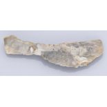 Stone Age, Stone Age / Bronze Age, flint knife or razor, c. 2,000-1,000 BC, 7.9cm long by 1....