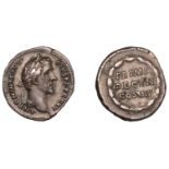 Antoninus Pius, Denarius, 147-8, laureate head right, rev. primi decen cos iiii in three lin...