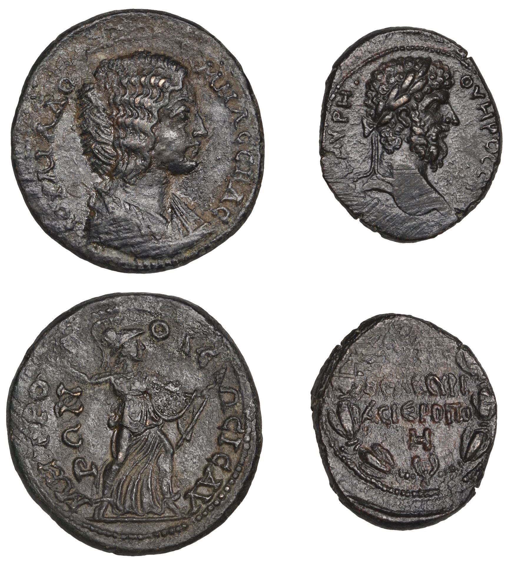 Roman Provincial Coinage, CILICIA, Isaura, Julia Domna, Æ 30, draped ...