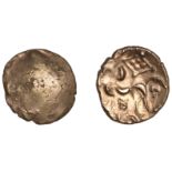 CORIELTAUVI, Early Uninscribed issues, Stater, Kite/Wheel type, wreath pattern, rev. stylise...