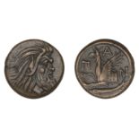 Greek Coinages, CIMMERIAN BOSPOROS, Pantikapaion, Ã† Unit, 330-300, bearded head of Pan right...