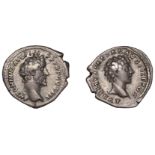 Antoninus Pius with Marcus Aurelius (as CÃ¦sar), Denarius, 140, bare head of Pius right, rev....