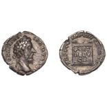 Marcus Aurelius, Denarius, 176, m antoninvs avg germ sarm, laureate head right, rev. tr p xx...