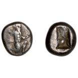 Greek Coinages, ACHÃ†MENID KINGS OF PERSIA, Artaxerxes II-Darius III (375-336), Siglos, Sarde...