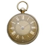 Brockbank & Atkins. A consular cased watch, 1827. Movement: gilded full plate, verge escape...
