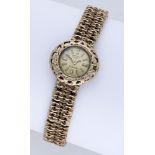 Rotary. A lady's gold bracelet watch, circa 1971 Movement: manual winding, 21 jewels. Dial...