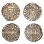 Henry III, Long Cross coinage, Pennies (2), both London, class Va2, Nicole, nicole on lvnd,...