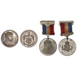 Coronation, 1902, medals (2) by Brookes & Adams: Warrington, silver, 39mm, 25.67g (C & W 413...