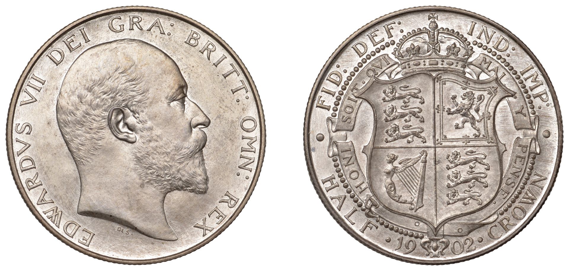 Edward VII (1901-1910), Proof Halfcrown, 1902 (ESC 3588; S 3980). Light hairline on neck, ot...