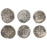 Edward IV (First reign, 1461-1470), King's Receiver, Heavy coinage, Pennies (3), mm. plain c...