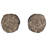 Kings of Northumbria, Eanred (810-41), base Sceatta or Penny, Phase I, Wulfheard, eahred rex...