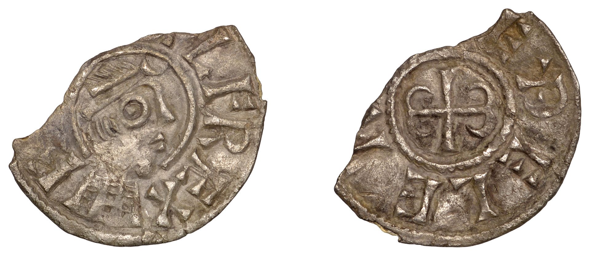 Kings of Wessex, Ã†thelwulf (839-58), Penny, Phase 2, c. 846-9, Rochester, Ã†thelhere, e[â€“â€“]vl..