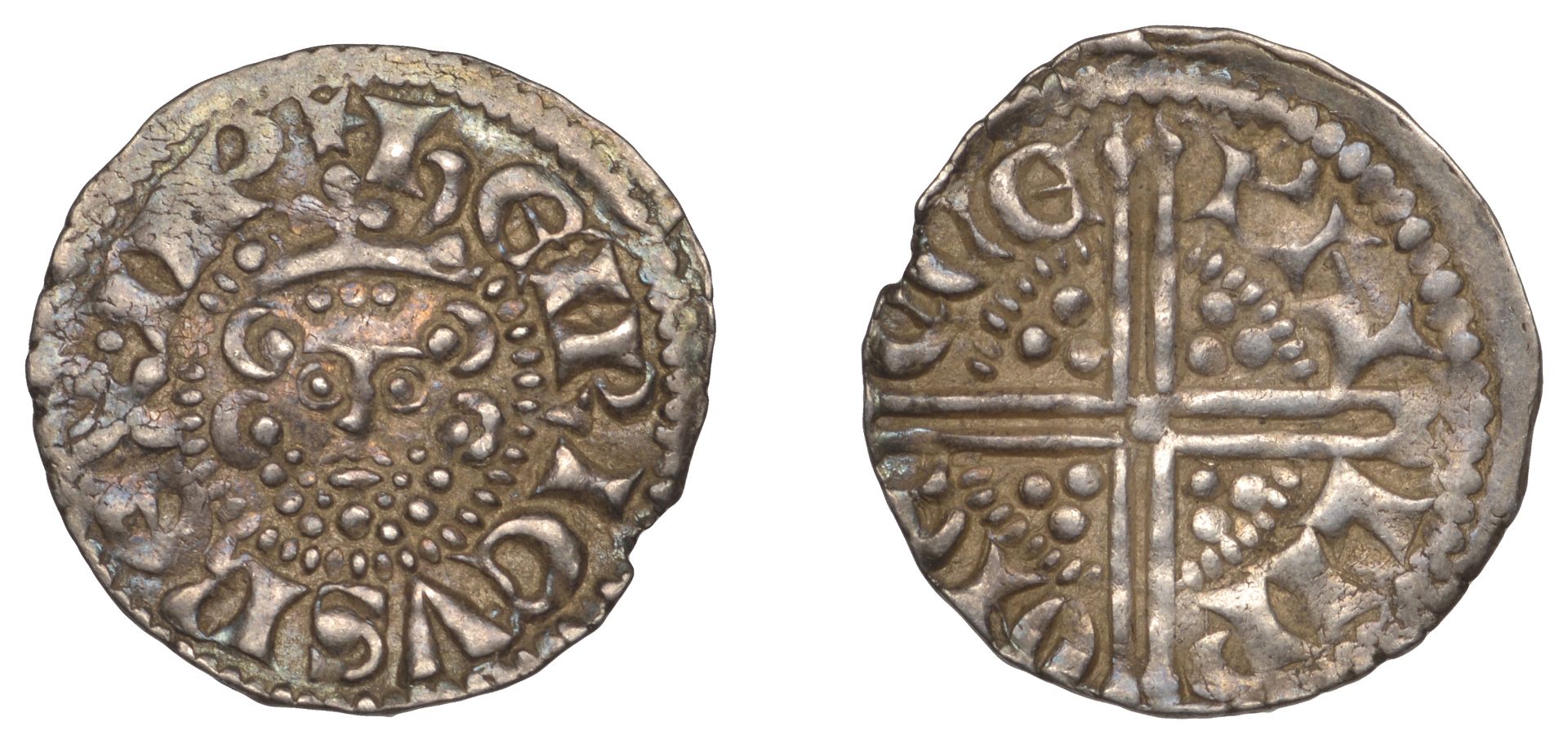 Henry III (1216-1272), Long Cross coinage, Penny, class IIIb, Exeter, Philip, philip on ecce...