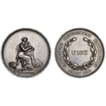 Wick, Caithness Industrial Exhibition, 1868, a silver medal by Kirkwood & Son, Industry seat...