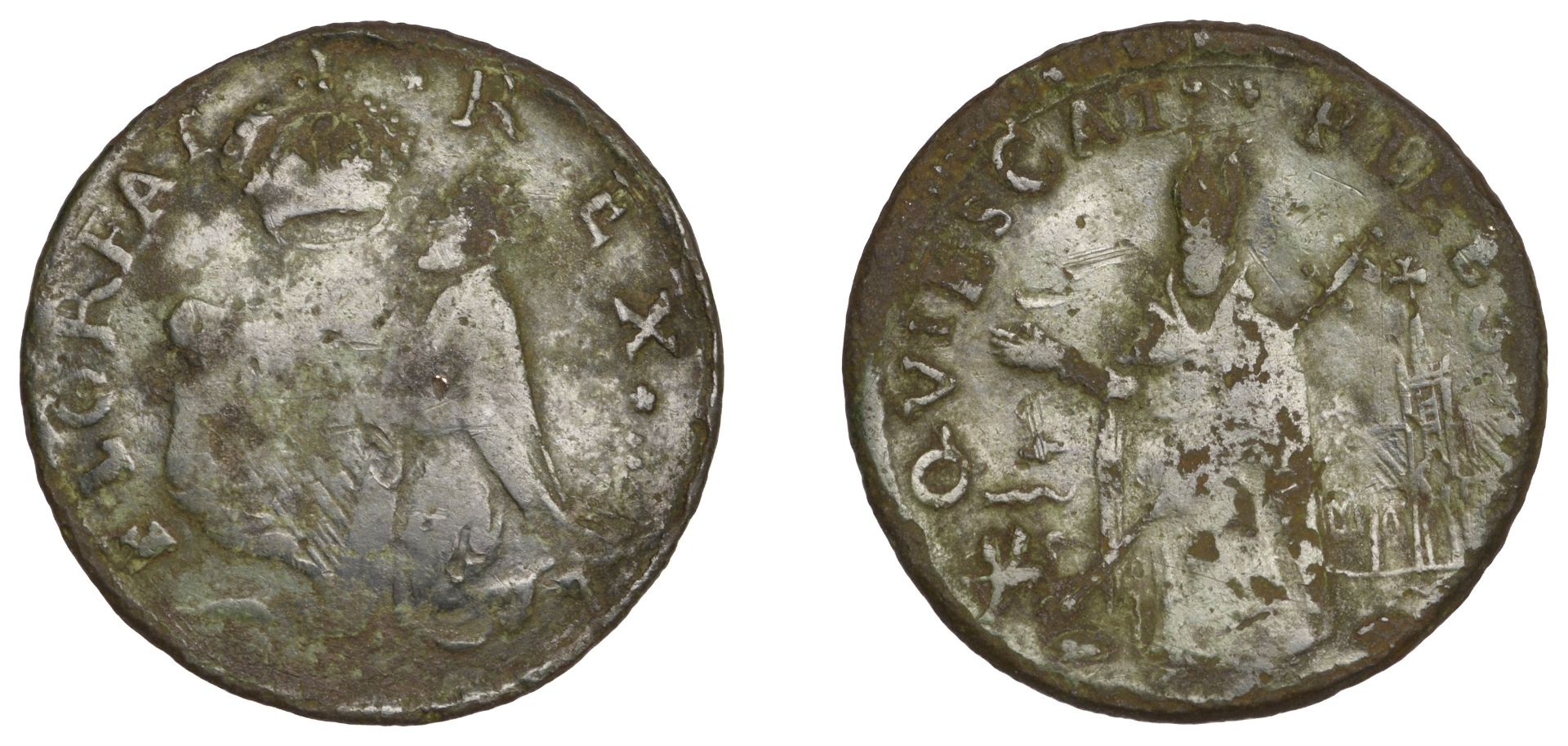 United States of America, St Patrick's coinage, 'Farthing', small star in legend, 5.08g/11h...