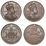 Coronation, 1902, medals (2) by Beck & Inchbold: Cambridge, bronze, 38mm (C & W 4125E.1); Du...