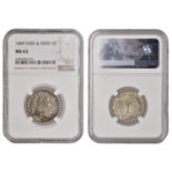 British Guiana, George III, Guilder, 1809 (Prid. 10; KM 6). Extremely fine [slabbed NGC MS 6...