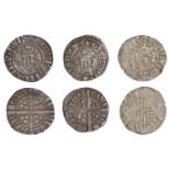 Edward I, Long Cross coinage, Penny, class VI, Bury St Edmunds, Ion, ioh on seinted, 1.52g/1...