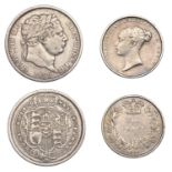 George III (1760-1820), New coinage, Shilling, 1820, i over s in honi (ESC 2160; S 3790); Vi...