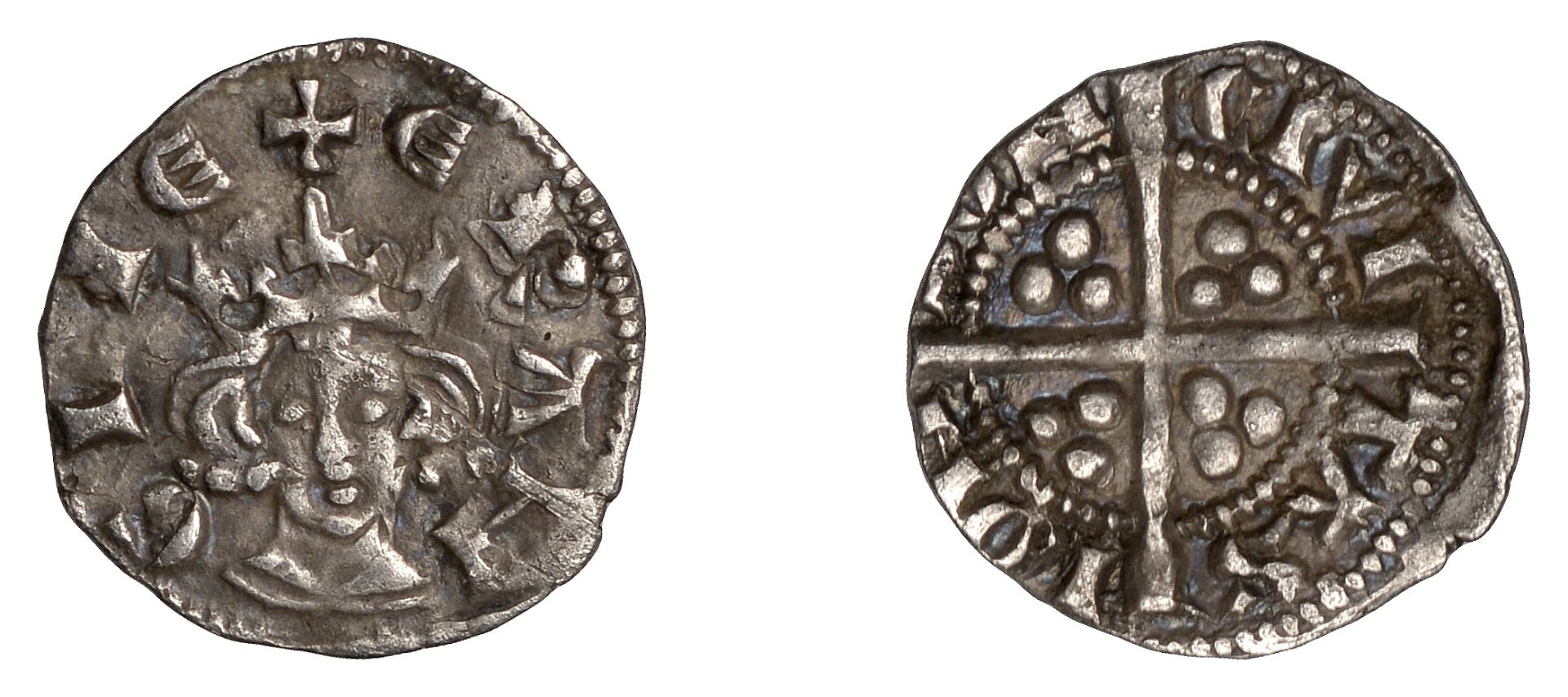 Edward I (1272-1307), Farthing, class 4de, 0.37g/3h (Withers 14; N 1054/1; S 1446A). Good ve...