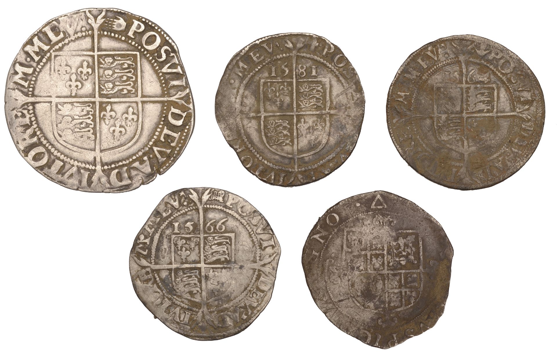 Charles I (1625-1649), 1) Elizabeth I, Third issue, Sixpence, 1564, mm. pheon, bust 3E, norm... - Image 2 of 2
