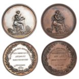 Thurso, Caithness and Sutherland Industrial and Art Exhibition, 1876, silver and bronze meda...