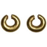 British Iron Age, Penannular ring, 1st millennium BC, so-called 'Ring-Money', plain type, po...