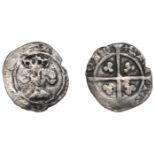 Henry IV or Henry V, Bp Langley, Penny, trefoil on breast, small quatrefoil before civi, 0.8...