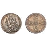 George II (1727-1760), Shilling, 1758 (ESC 1734; S 3704). A few light hairlines, otherwise e...