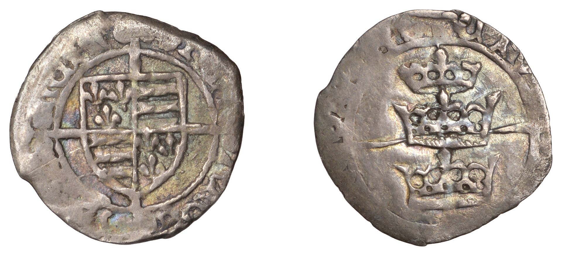 Henry VII (1485-1509), Early Three Crowns coinage (c. 1485-7), Halfgroat, [Dublin], rex angl...