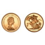 Elizabeth II (1952-2022), Sterling issues, Proof Sovereign, 1980 (M 311A; S SC1). Brilliant,...