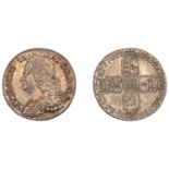 George II (1727-1760), Sixpence, 1757 (ESC 1762; S 3711). Extremely fine, toned with traces...