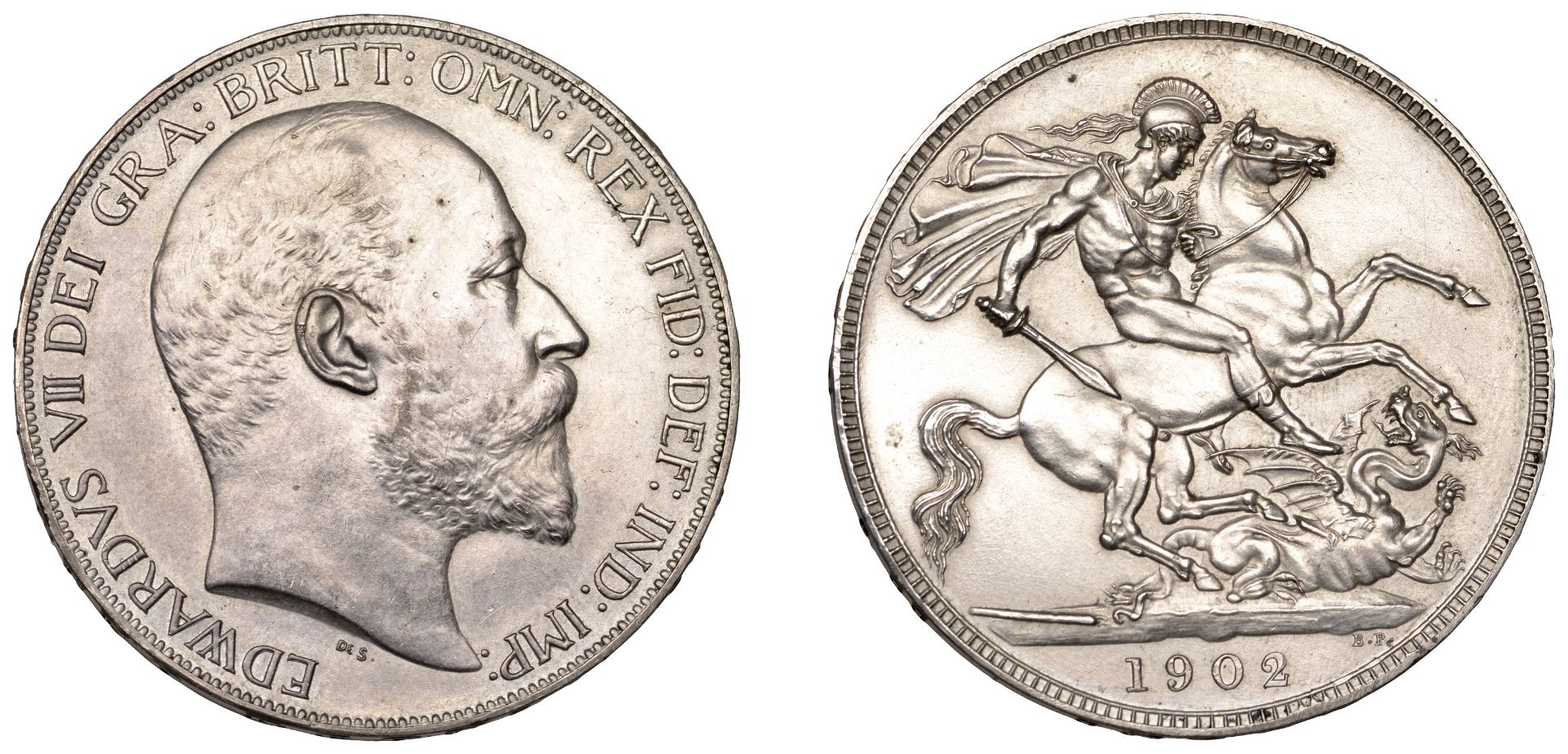 Edward VII (1901-1910), Proof Crown, 1902 (ESC 362; S 3979). Fields brushed, otherwise good...