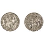 George III (1760-1820), New coinage, Sixpence, 1819, h over h and i over y in honi (ESC â€“; S...