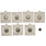 Edward IV (Second reign), Penny, York, Abp Rotherham, mm. rose, t and key by neck, 0.52g/5h...