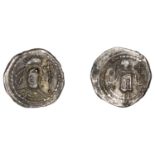 Early Anglo-Saxon Period, Sceatta, Series L, type 15a, tall bust right with large eye, unkno...