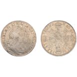 William and Mary (1688-1694), Halfcrown, 1691, second busts, edge tertio (ESC 850; S 3436)....