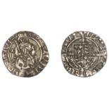 Henry VII (1485-1509), Penny, Sovereign type, York, Abp Rotherham, no mm, single pillar, 0.7...