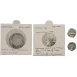 Henry VII, Facing Bust issue, Pennies (2), both York, Abp Rotherham, t and cross by neck, h...