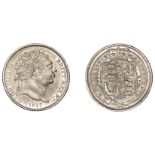 George III (1760-1820), New coinage, Sixpence, 1817, b of britanniar over r, e of geor over...