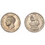 George IV (1820-1830), Shilling, 1825, type 3, Roman I in date (Davies â€“; ESC 2406; S 3812)....