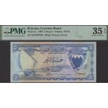 Bahrain Currency Board, 5 Dinars, L.1964, serial number DD 193733, in PMG holder 35 EPQ, cho...