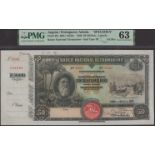 Banco Nacional Ultramarino, Angola, printers archival specimen 50 Mil Reis, 1 March 1909, se...