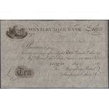 Wensley-Dale Bank, Leyburn, for Stapylton, Wood, Simpson, Other & Co., unissued Â£10, 180-, p...