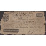 Leeds Commercial Bank, for Fenton Scott, Nicholson & Smith, Â£1, 29 August 1809, serial numbe...