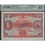 Banco Nacional Ultramarino, Mozambique, specimen 50 Escudos, 1 January 1921, no serial numbe...